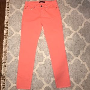 Coral colored Angry Rabbit Jeans - Size 28